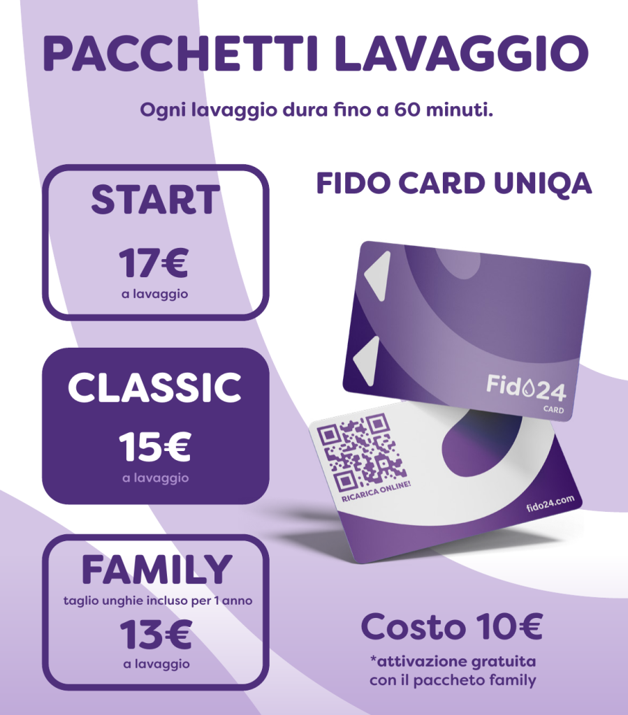 Quanto costa? Listino Prezzi Lavaggio cani self service. Family 13€